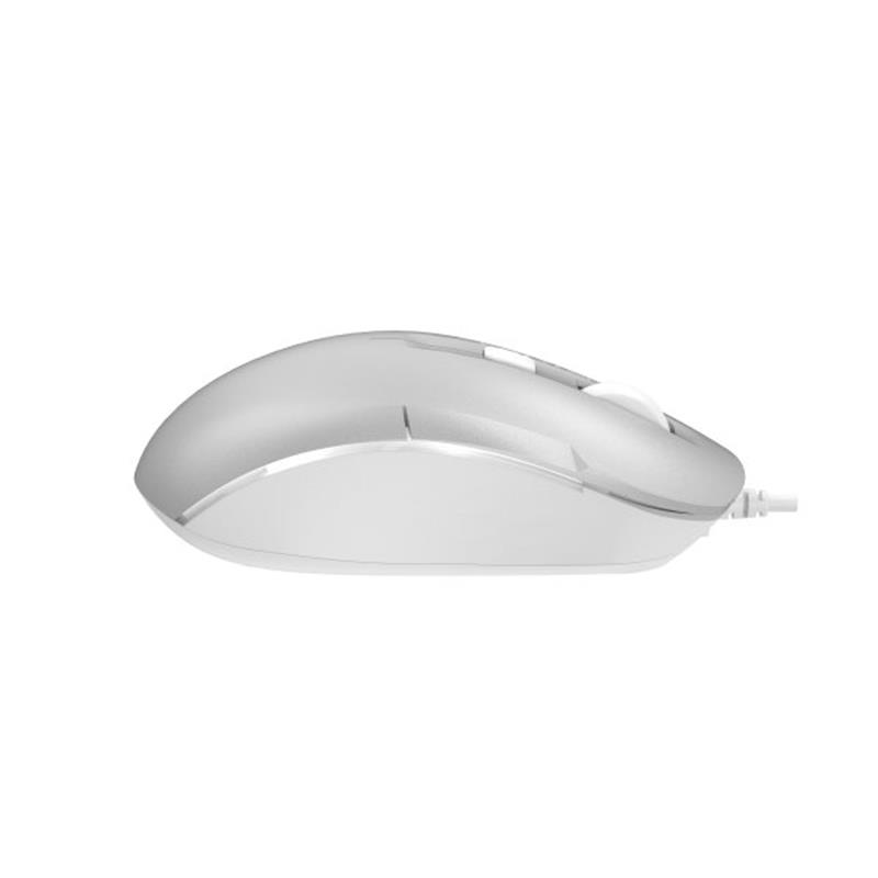 Миша Fstyler, біле підсвічування, USB, 1600 dpi, FM26S (Icy White) фото4