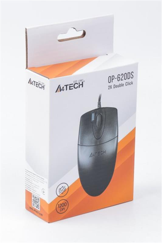 Миша A4Tech OP-620DS Black фото