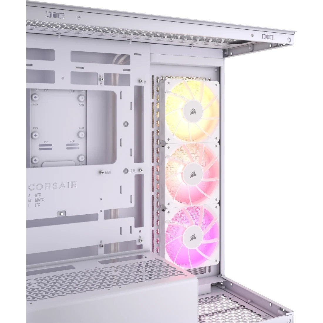 Корпус Corsair 3500X ARGB Mid-Tower PC Case White (CC-9011279-WW) фото