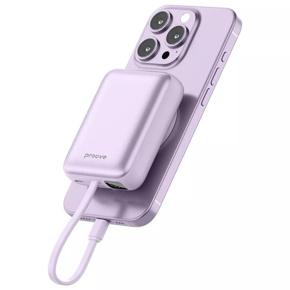 Універсальна мобільна батарея Proove Neutron 22.5W 10000mAh Purple (PBNE22022209) фото