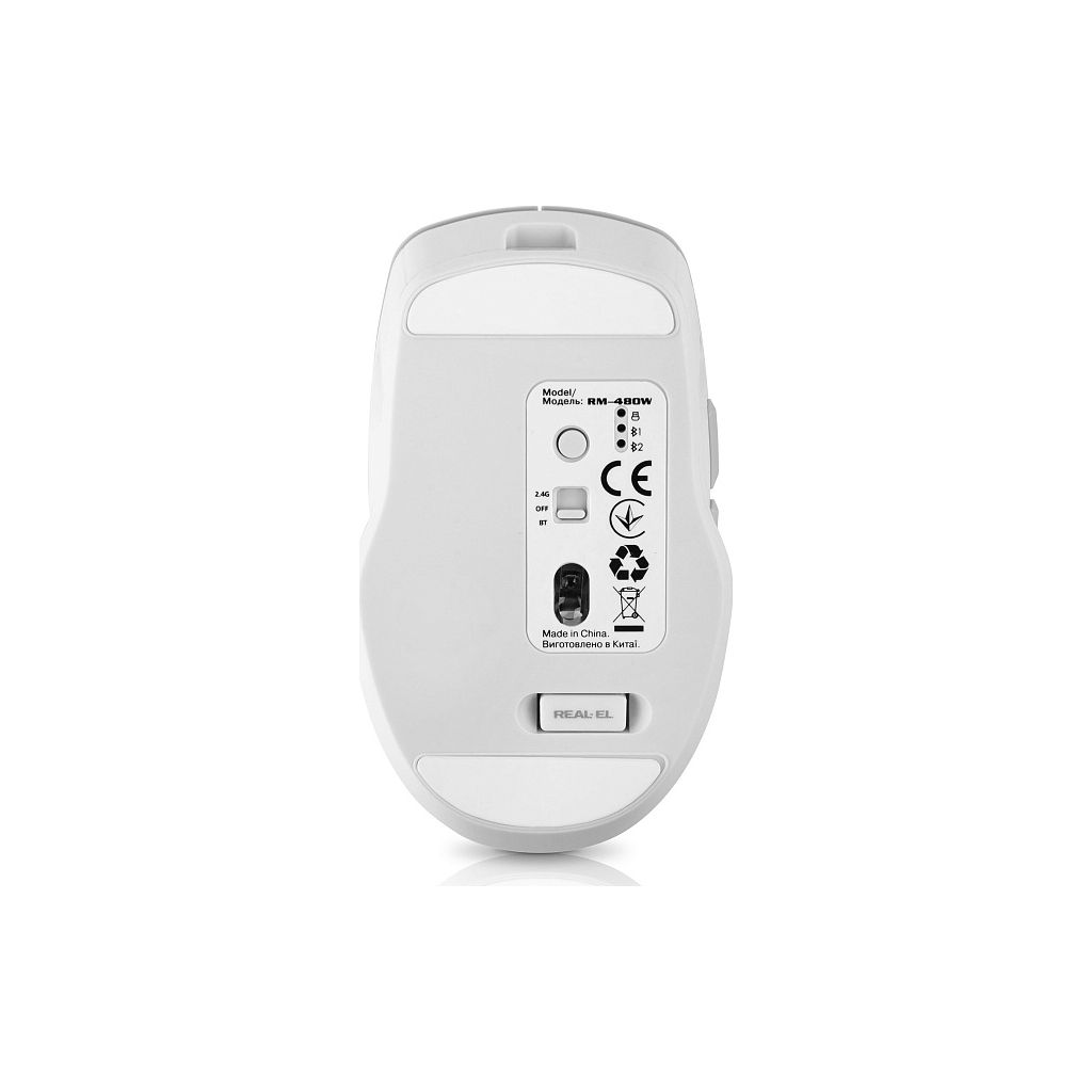 Мышь REAL-EL RM-480W White фото6
