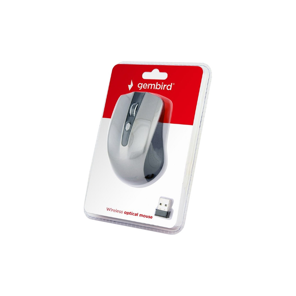 Мышь Gembird MUSW-4B-04-BG Black/Grey USB фото