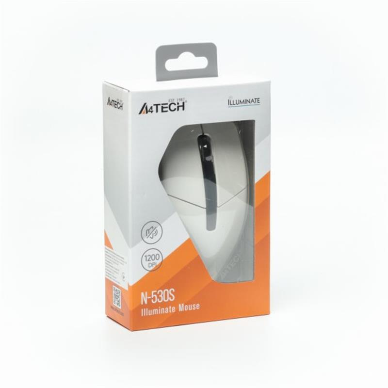 Миша A4Tech N-530S White фото11