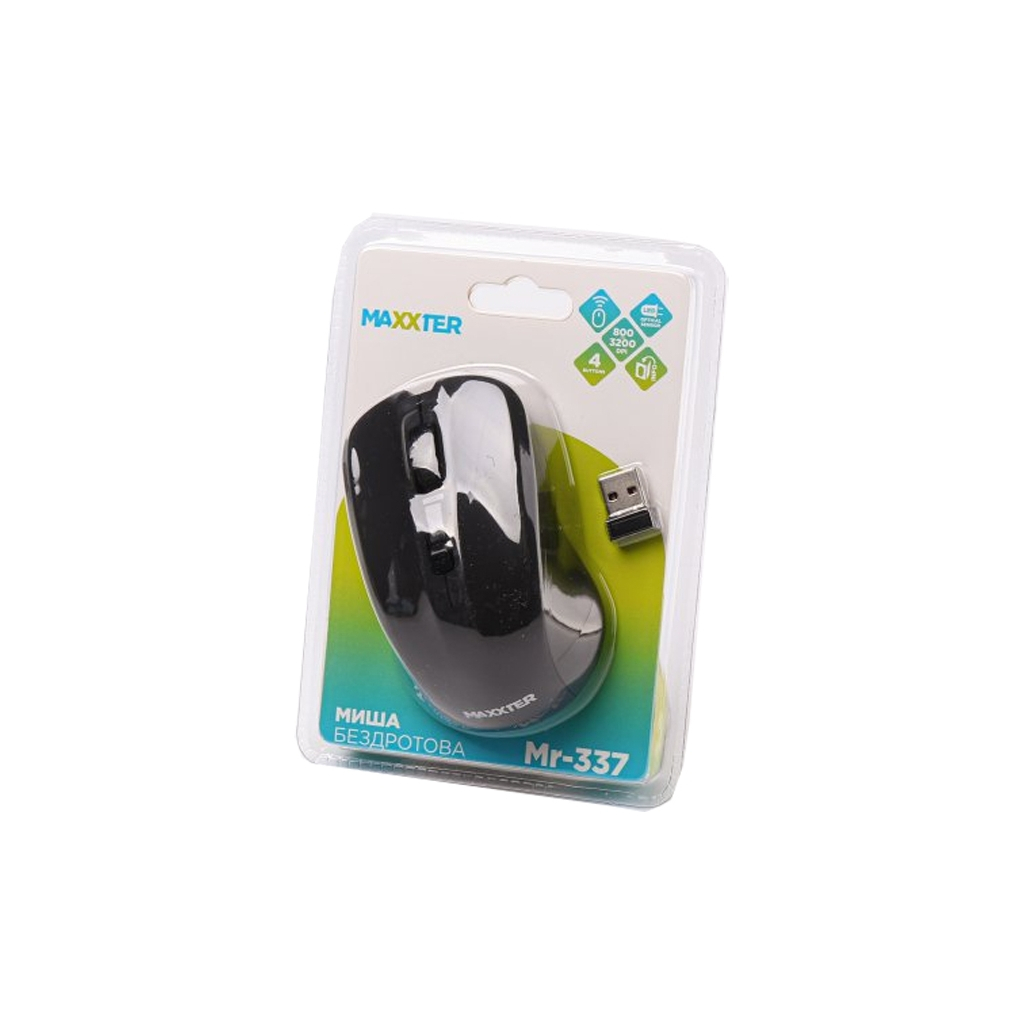Мышь Maxxter Mr-337 Black фото