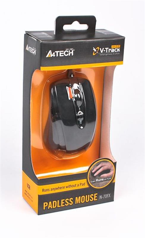 Миша A4Tech N-70FX-1 Black V-Track фото5