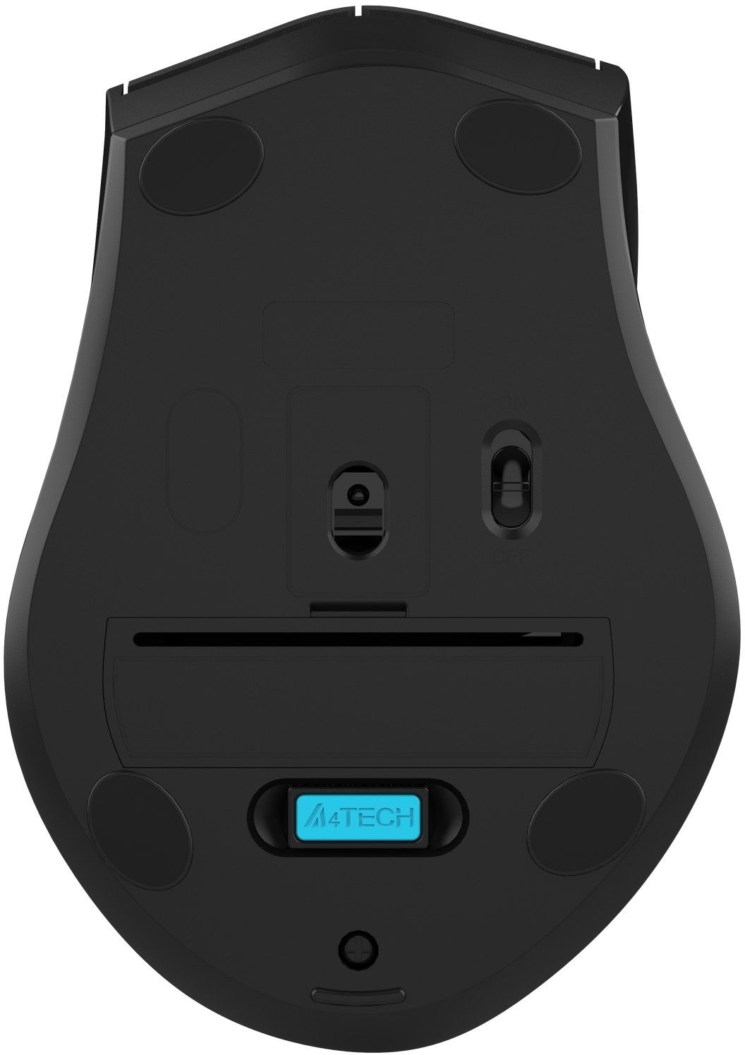 Мышь A4Tech, 2000 dpi, 1*AA Battery, черный фото9