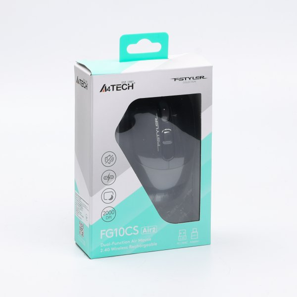 Миша бездротова A4Tech Fstyler FG10CS Air2 Stone Grey фото9