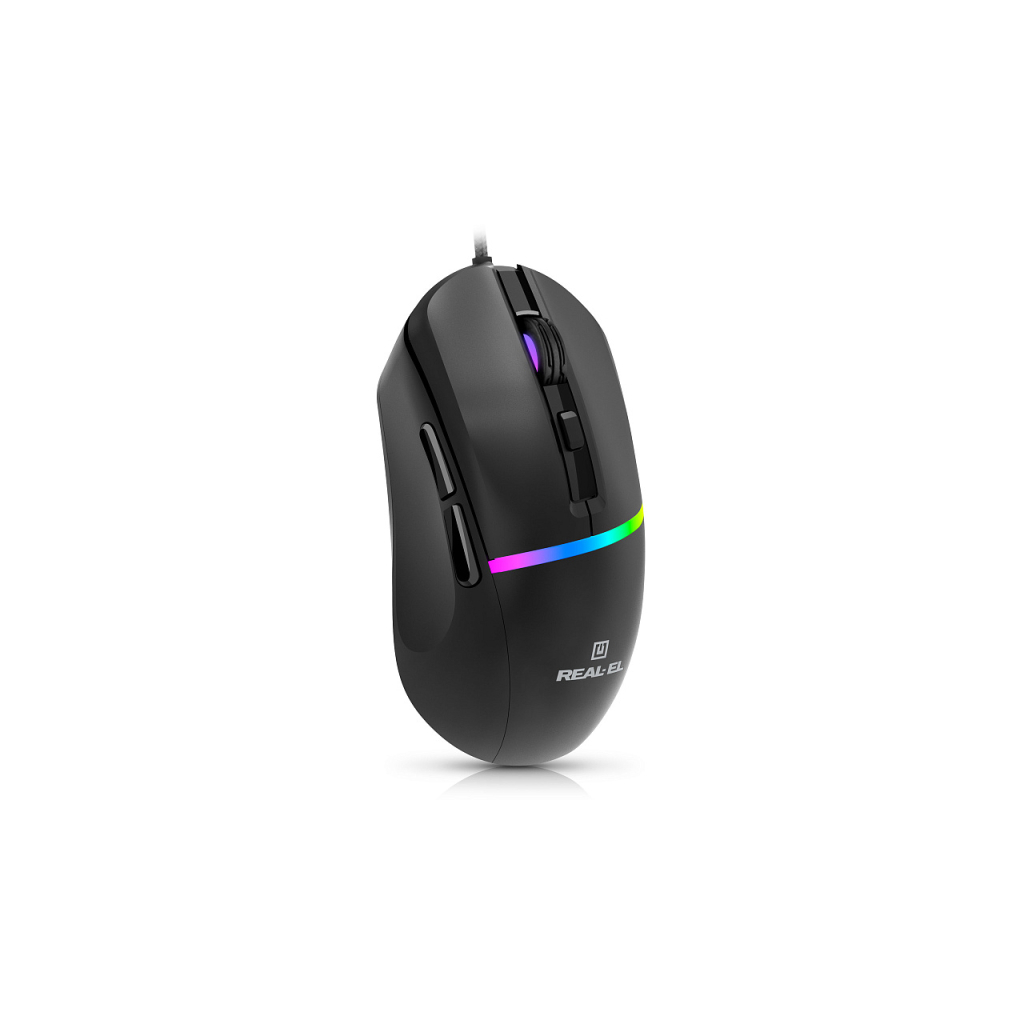 Мышь REAL-EL RM-530 Black фото3