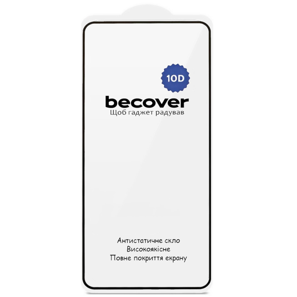 Захисне скло BeCover для Realme C85 5G 10D Black (715140) фото