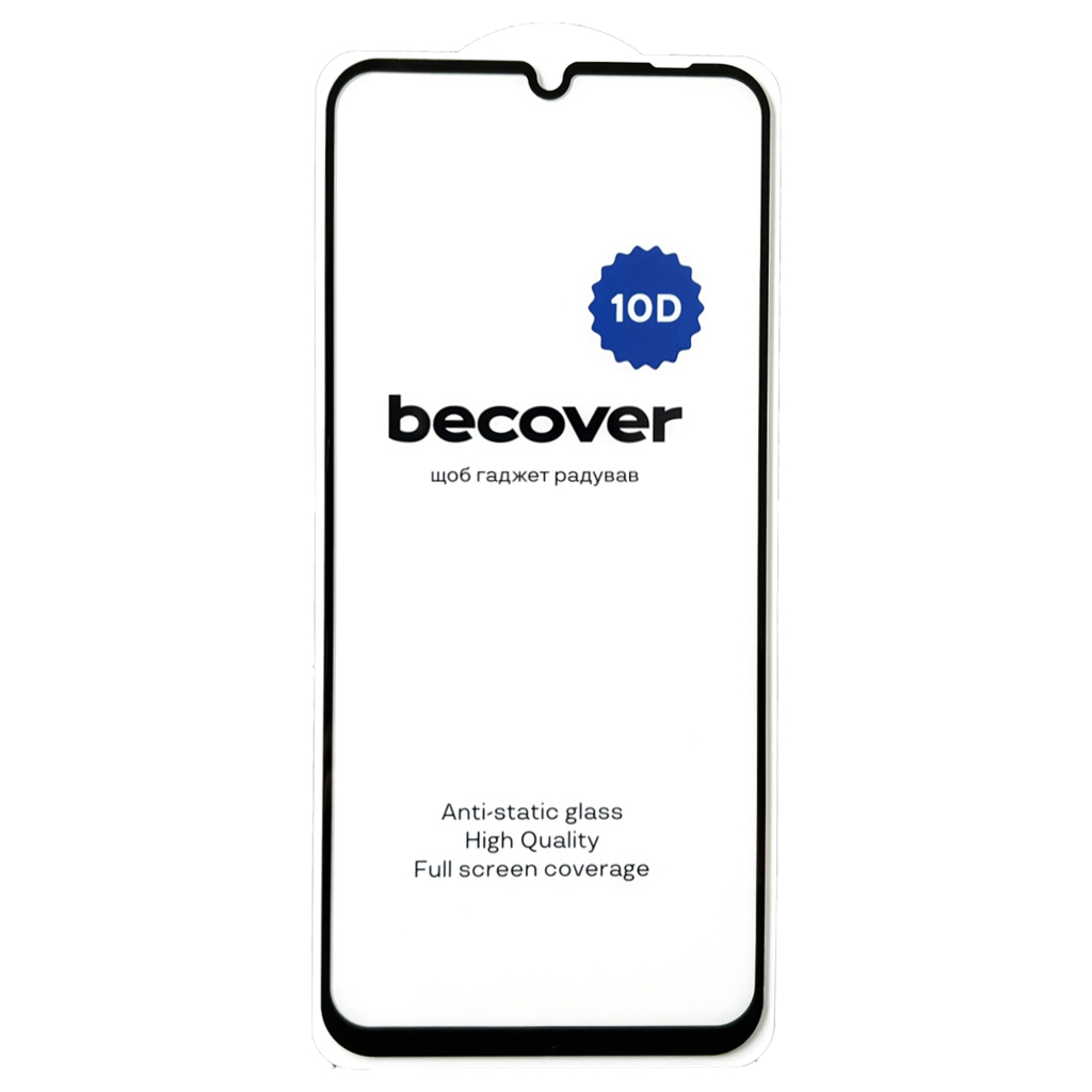 Захисне скло BeCover для Xiaomi Redmi A3 10D Black (711367) фото