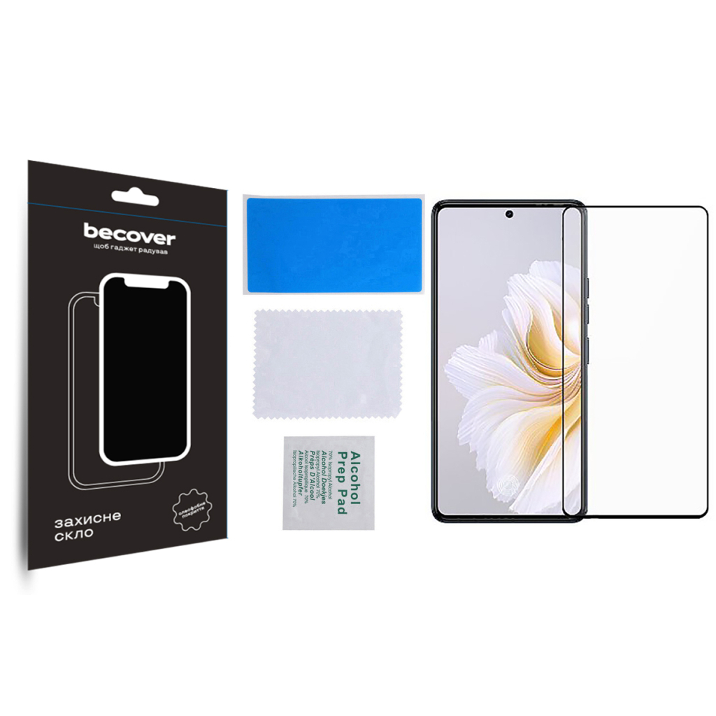 Захисне скло BeCover для Tecno Camon 20 Pro (CK7n) Black (709745) фото