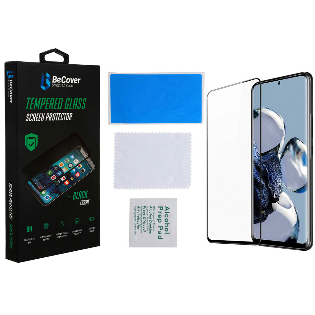 Захисне скло BeCover для Xiaomi 12T/12T Pro Black (708558) фото3