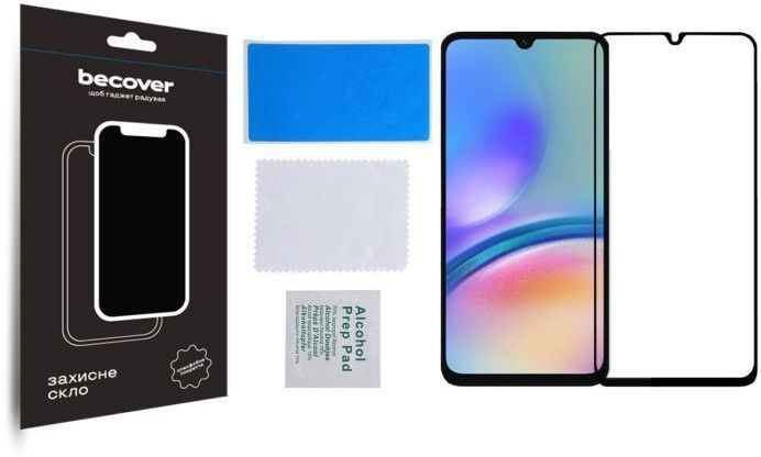 Захисне скло BeCover для Samsung Galaxy A05 SM-A055/A05s SM-A057 Black (710157) фото2