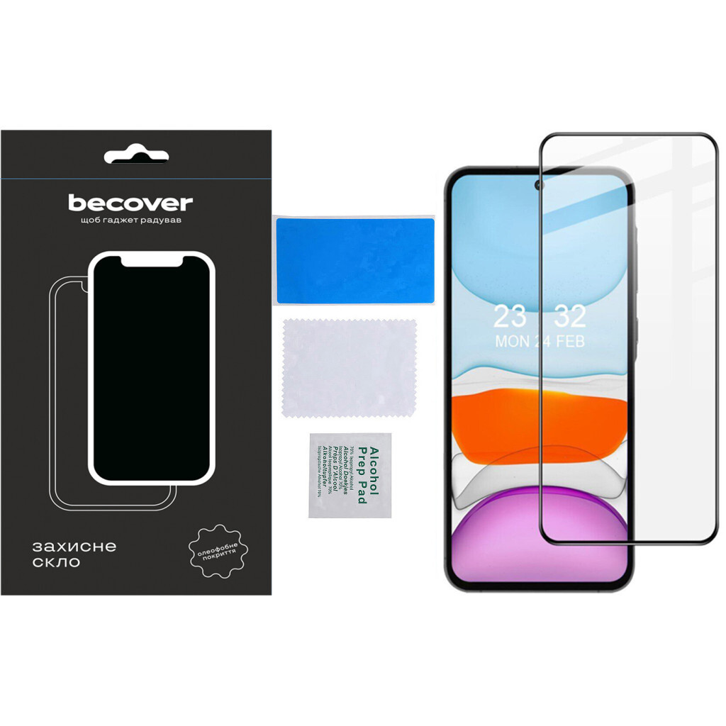 Захисне скло BeCover для Samsung Galaxy A55 5G SM-A556 Black (710932) фото