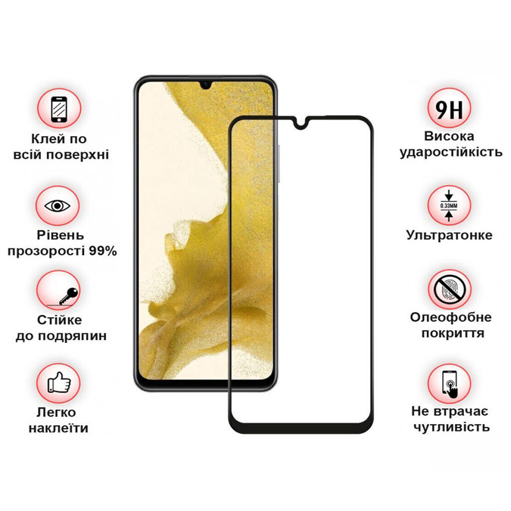 Захисне скло BeCover для Samsung Galaxy A25 SM-A256 5G Black (710540) фото3