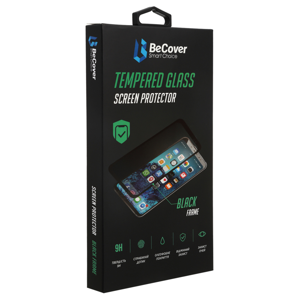 Защитное стекло BeCover для Oppo A57s Black (708550) фото