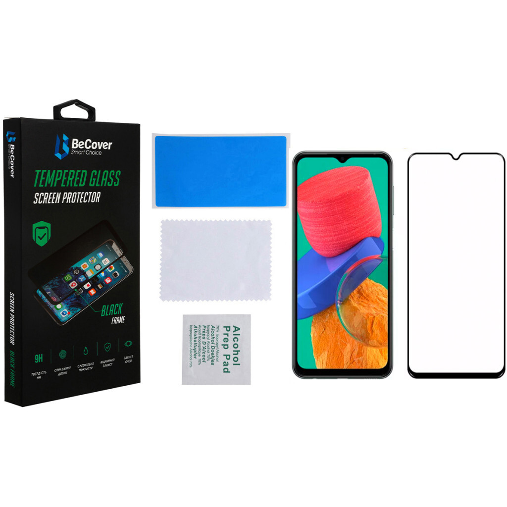 Захисне скло BeCover для Samsung Galaxy M33 SM-M336 Black (707356) фото2
