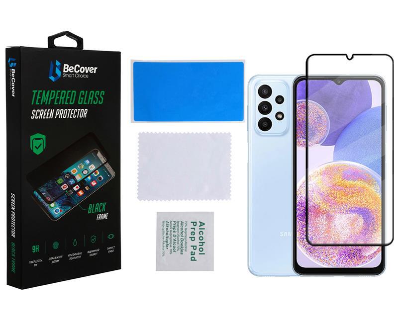 Защитное стекло BeCover для Samsung Galaxy A23 SM-A235 Black (707355) фото3