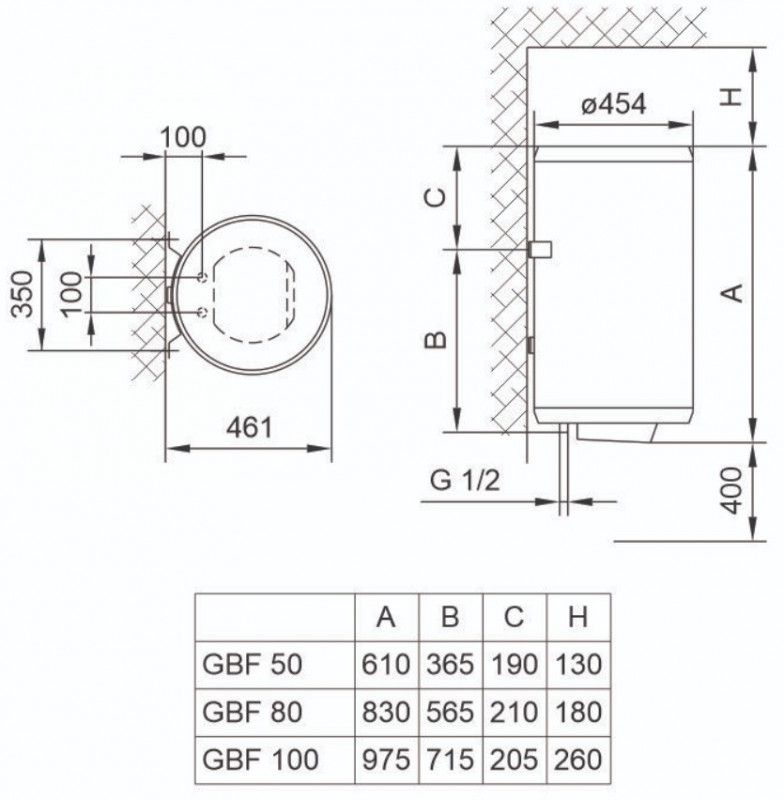 Бойлер TIKI GBF 100/UA (700098) фото2