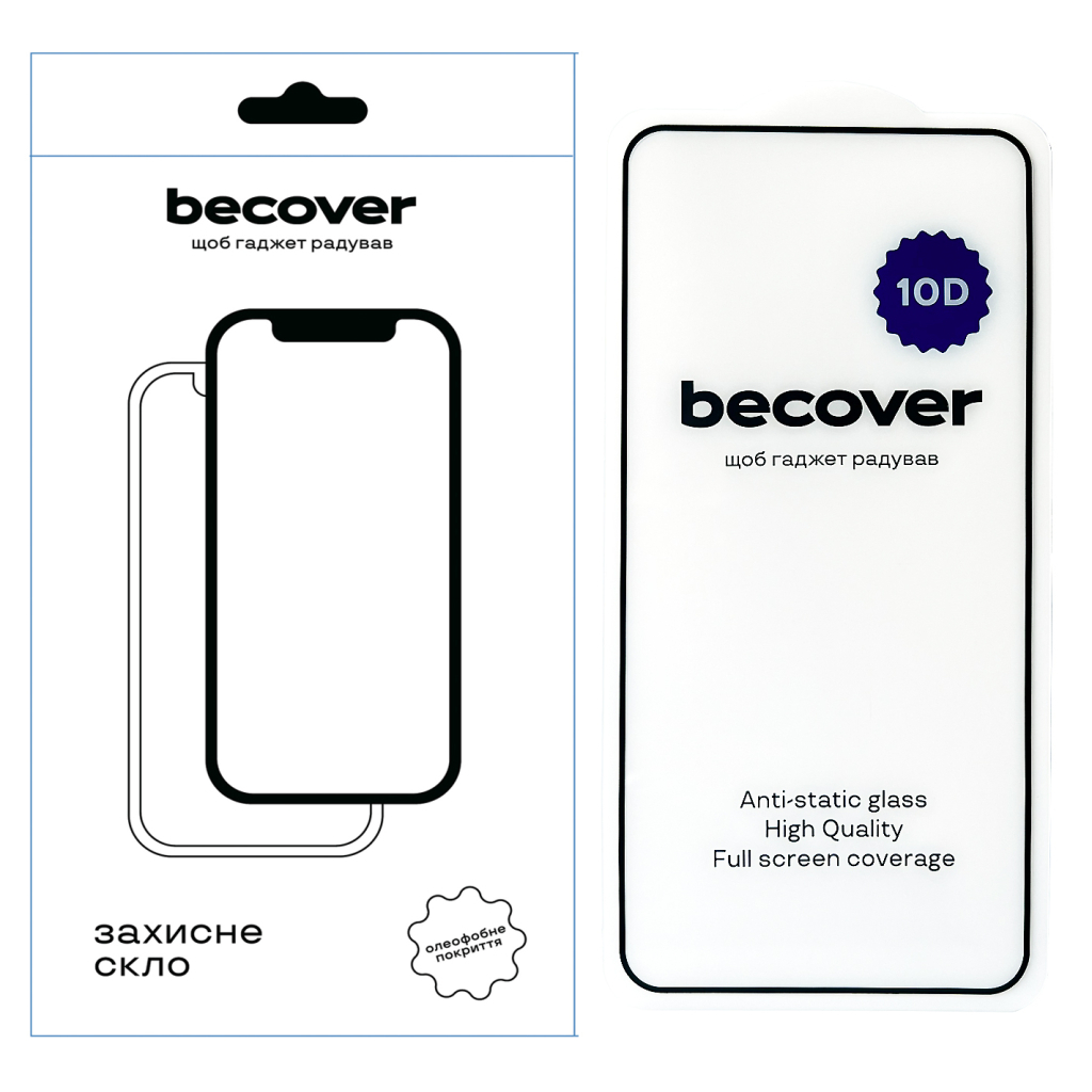 Захисне скло BeCover для Samsung Galaxy S24 FE SM-S721 10D Black (712486) фото2