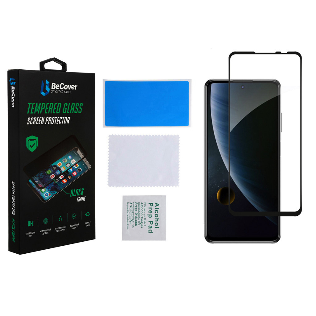 Захисне скло BeCover для ZTE Blade V30 Black (706914) фото2