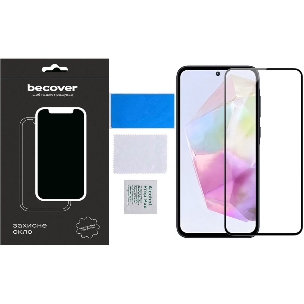 Захисне скло BeCover для Samsung Galaxy S24 FE SM-S721 Black (712485) фото4
