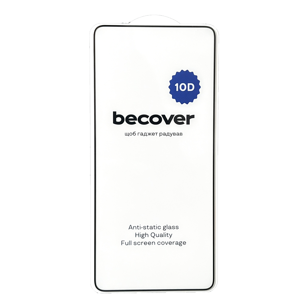 Защитное стекло BeCover для Xiaomi Redmi Note 13 Pro 4G 10D Black (711377) фото