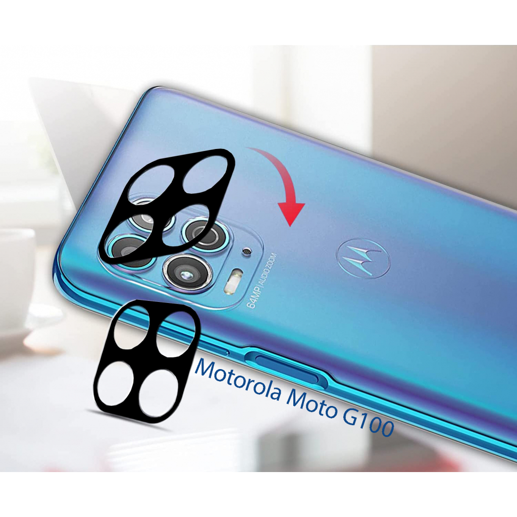 Захисне скло BeCover для камери на Motorola Moto G100 Black (707034) фото2