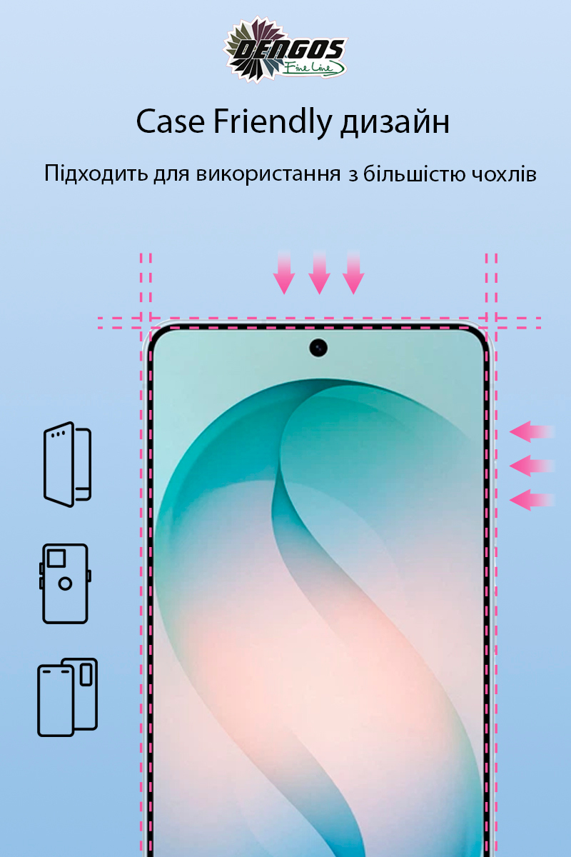 Защитное стекло Dengos для Samsung Galaxy S26 Ultra SM-S948 Black Full Glue (TGFG-444) фото3