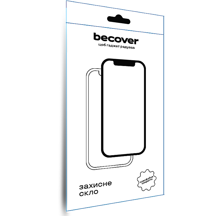 Защитное стекло BeCover для ZTE Blade A35/A55 Black (712313) фото