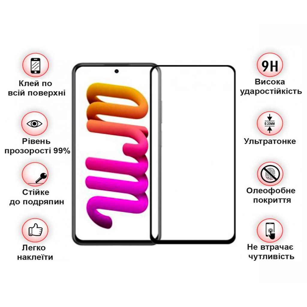 Защитное стекло BeCover для ZTE Blade V40/V40 Pro Black (708562) фото4