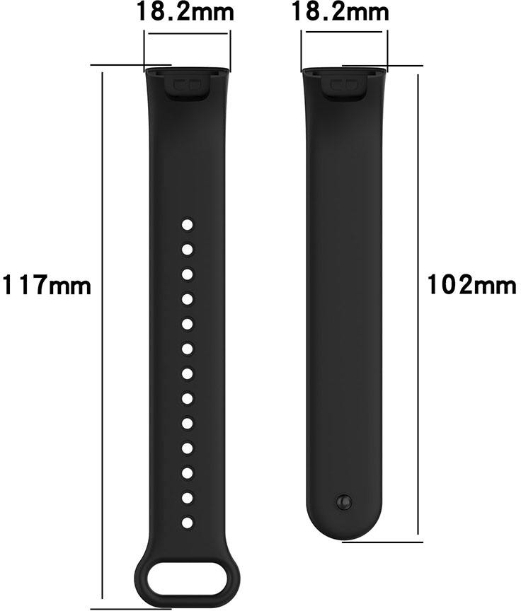 Силиконовый ремешок BeCover для Xiaomi Redmi Smart Band Pro Black (707168) фото4