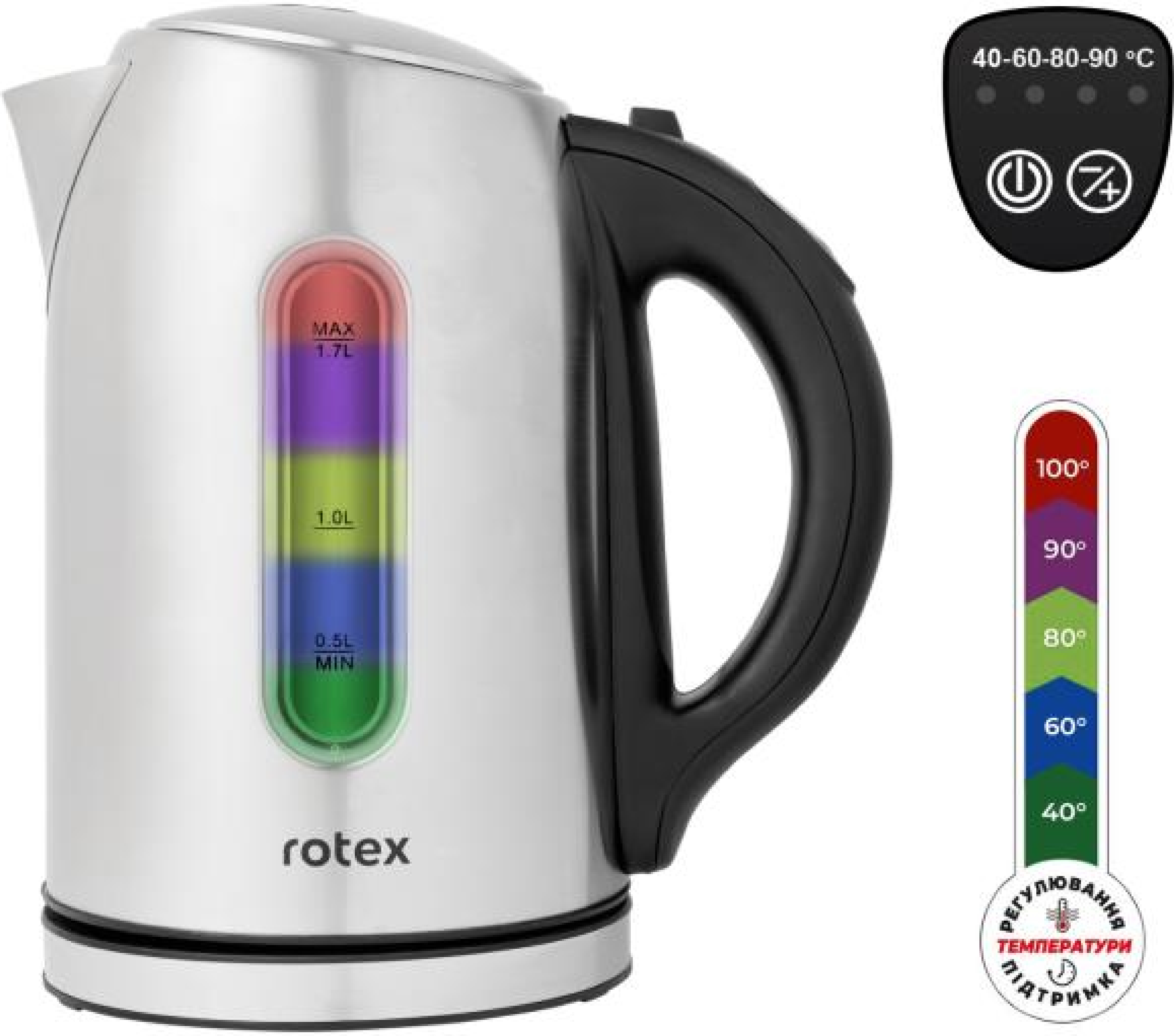 Електрочайник Rotex RKT78-S Smart фото3