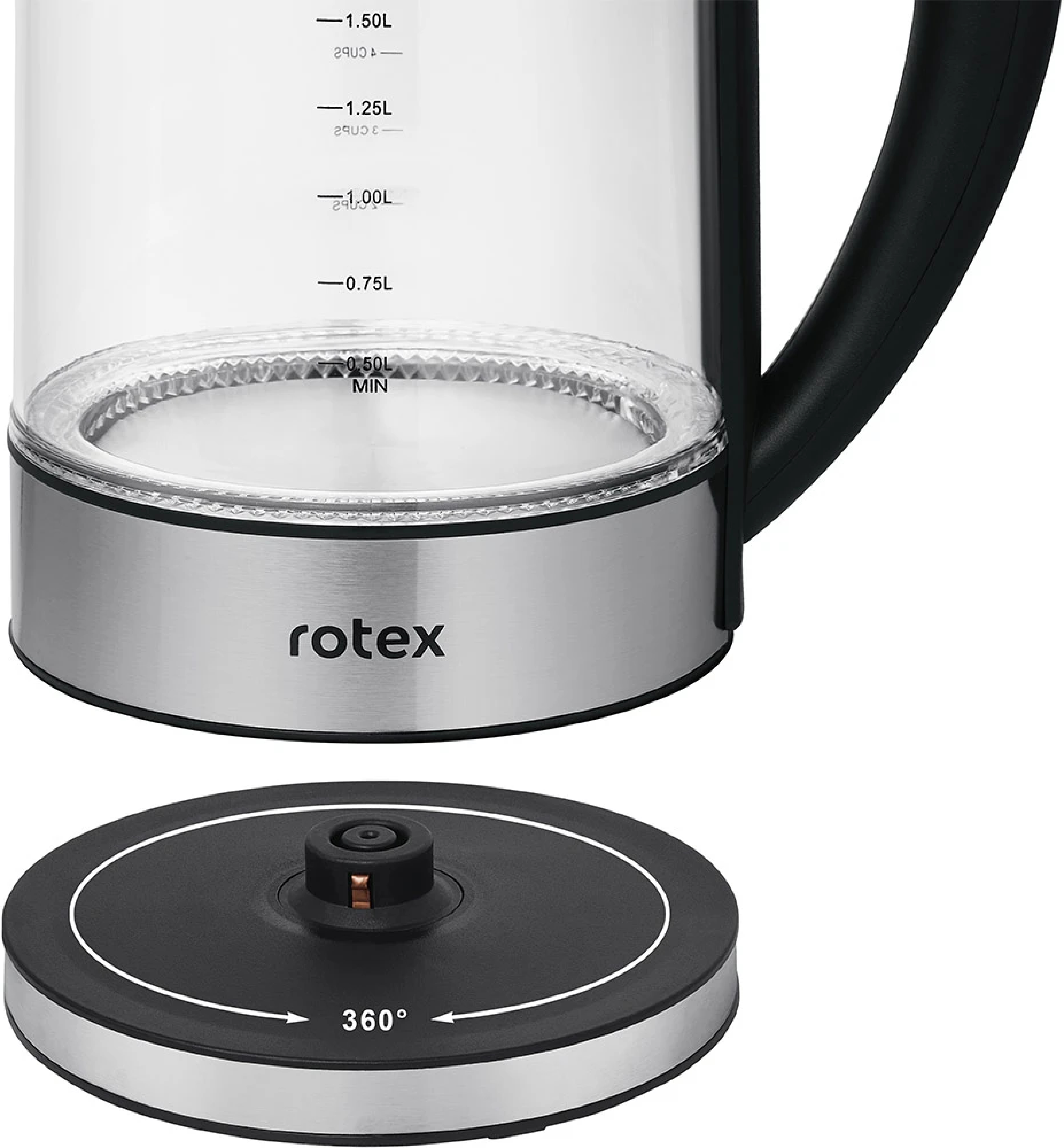 Електрочайник Rotex RKT87-SGS фото