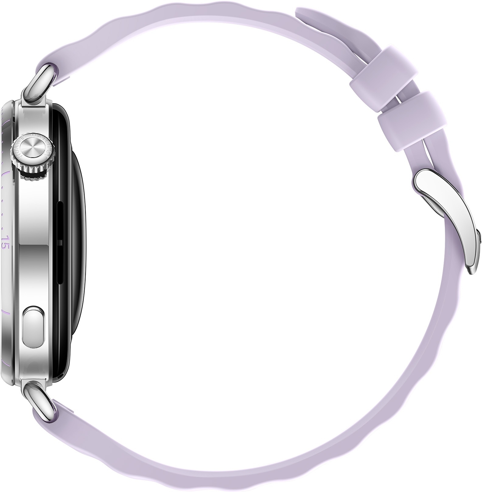 Смарт-годинник Huawei Watch GT 6 41mm Steel with Purple Fluoroelastomer Strap (55020FTM) фото5