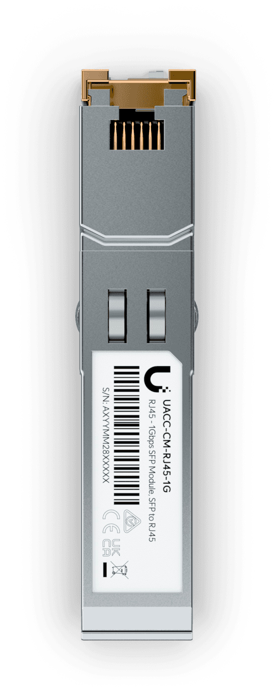 Модуль Ubiquiti SFP to RJ45 (UACC-CM-RJ45-1G) фото4