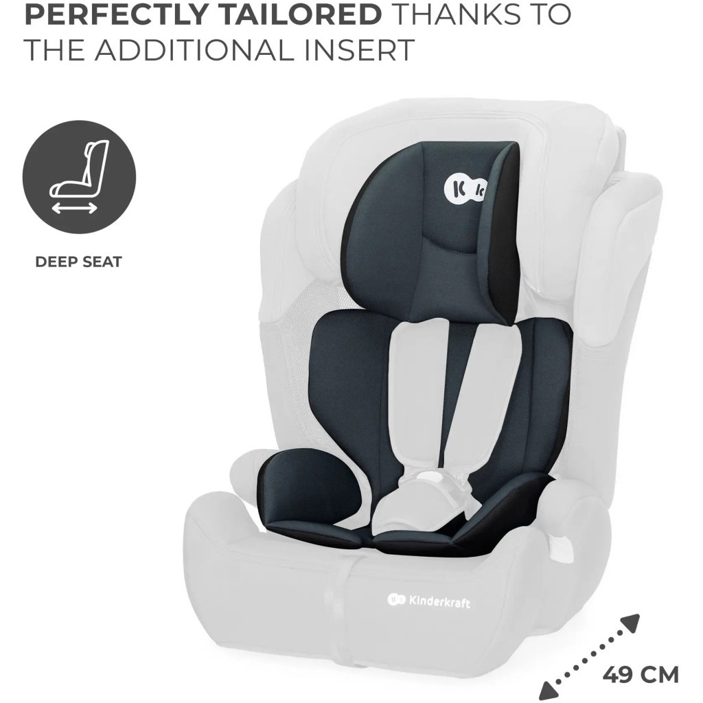 Автокресло Kinderkraft Comfort Up i-Size Black (KCCOUP02BLK0000) (5902533923120) фото