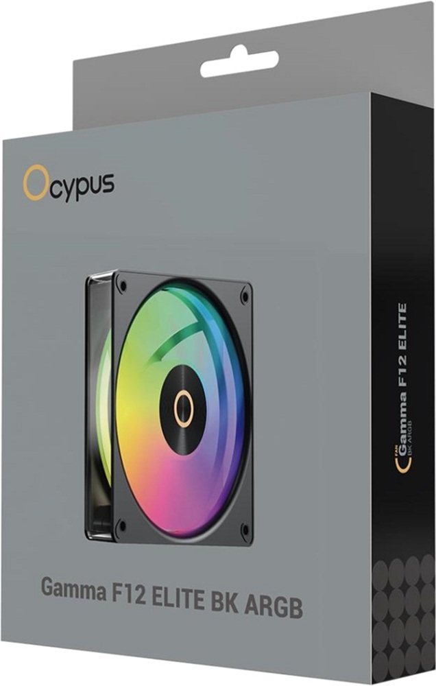 Корпусний вентилятор OCYPUS GAMMA F12 ELITE ARGB Black (GAMMA-F12-BK1AM00E-GL) фото3