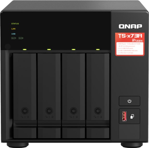 Сетевое хранилище QNAP TS-473A-8G (TS-473A-8G) фото2