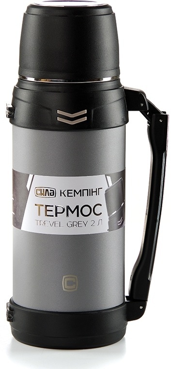 Термос СИЛА Travel Grey 2 л (960680) фото