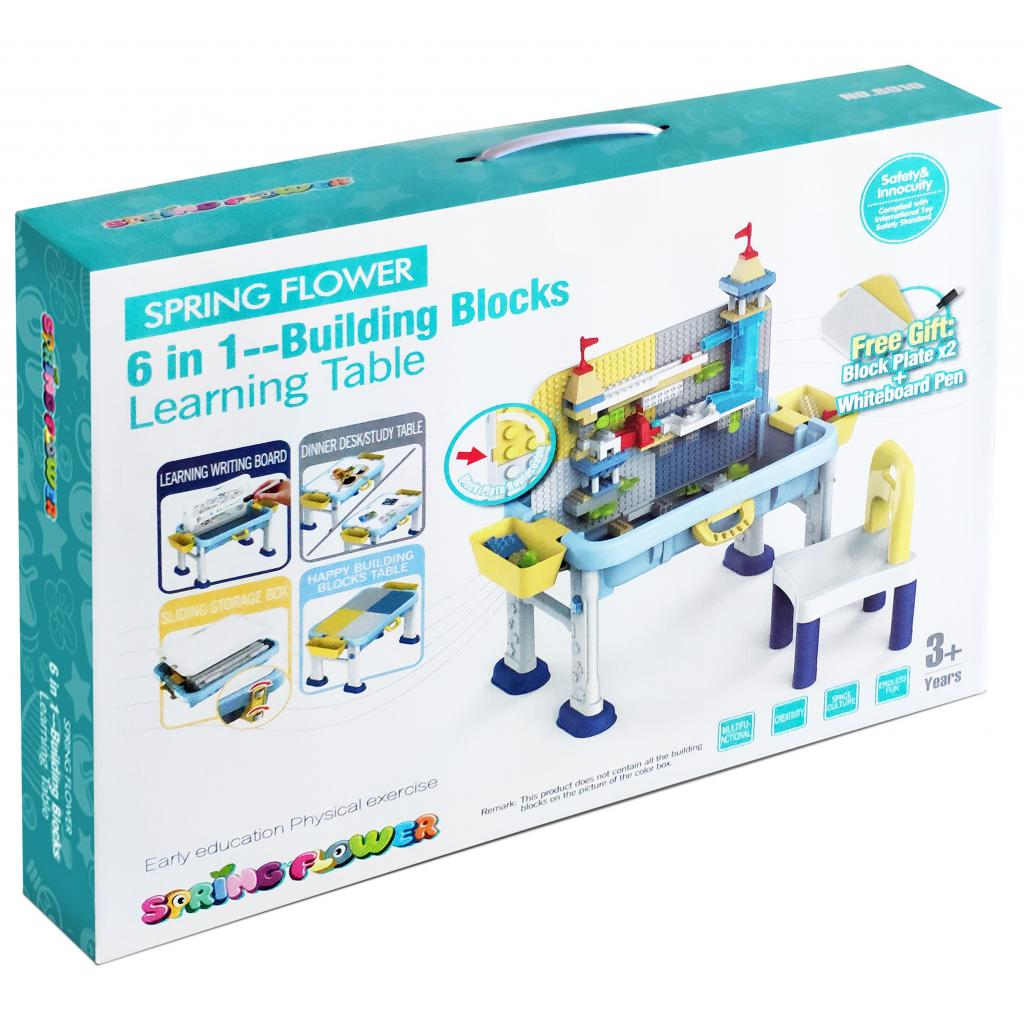 Дитячий стіл Microlab Toys Конструктор Ігровий Центр + 1 стілець (GT-15) фото6