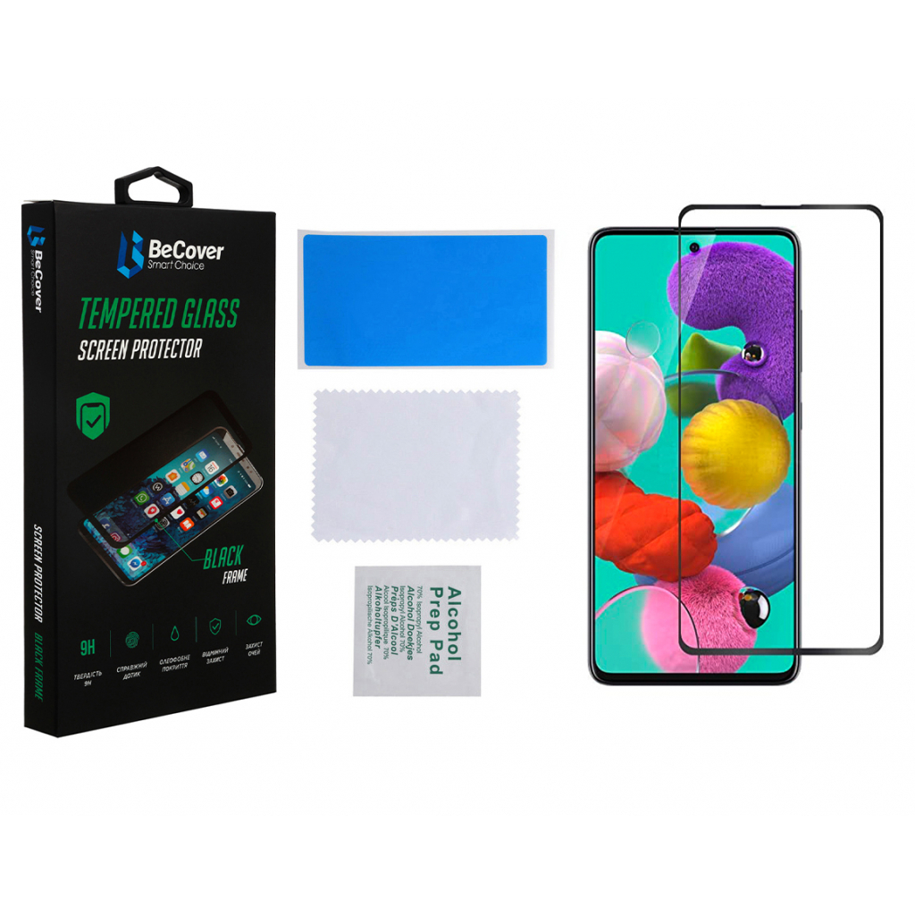 Защитное стекло BeCover Samsung Galaxy M52 SM-M526 Black (706905) фото