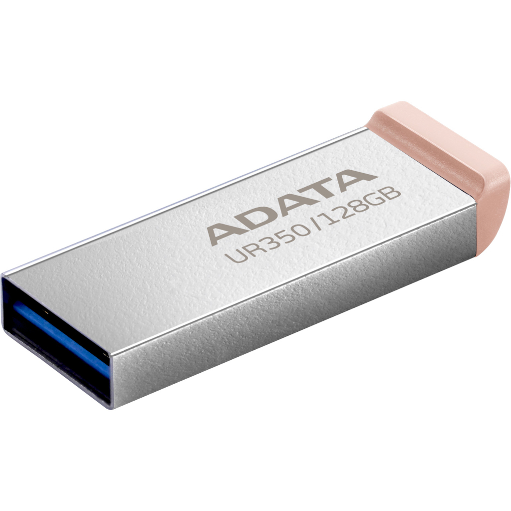 USB флеш накопичувач ADATA 128GB UR350 Silver/Beige USB 3.2 (UR350-128G-RSR/BG) фото2