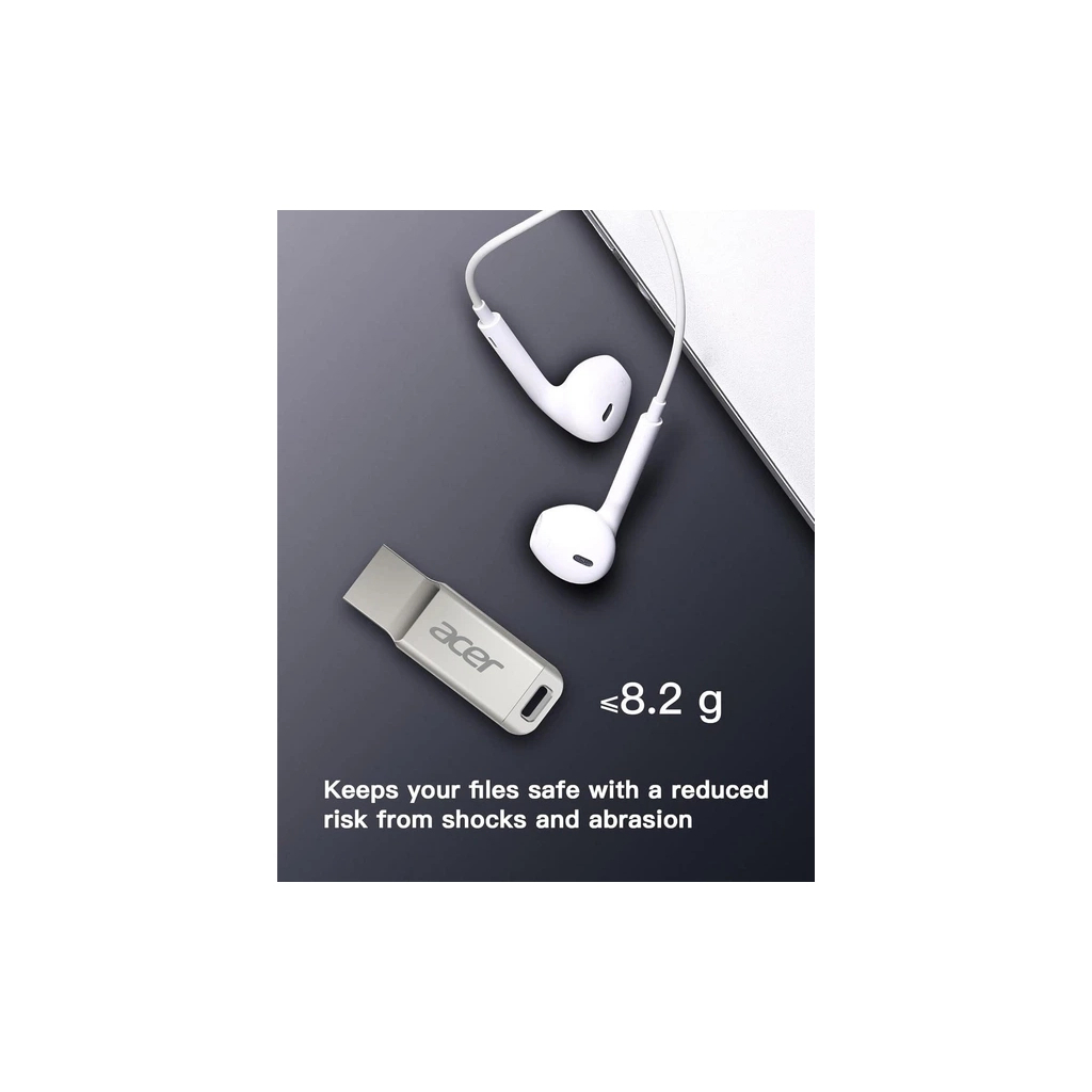 USB флеш накопичувач Acer 256GB UM310 Silver USB 3.2 (BL.9BWWA.583) фото3