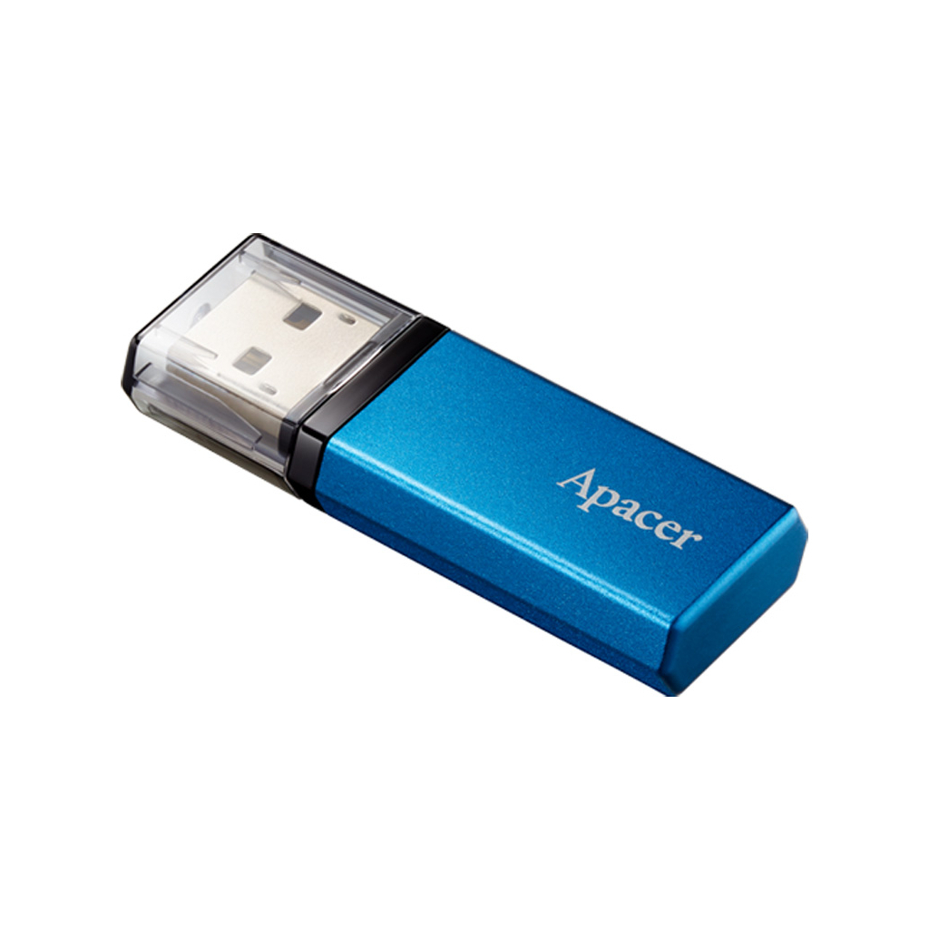 USB флеш накопичувач Apacer 64GB AH25C Ocean Blue USB 3.0 (AP64GAH25CU-1) фото