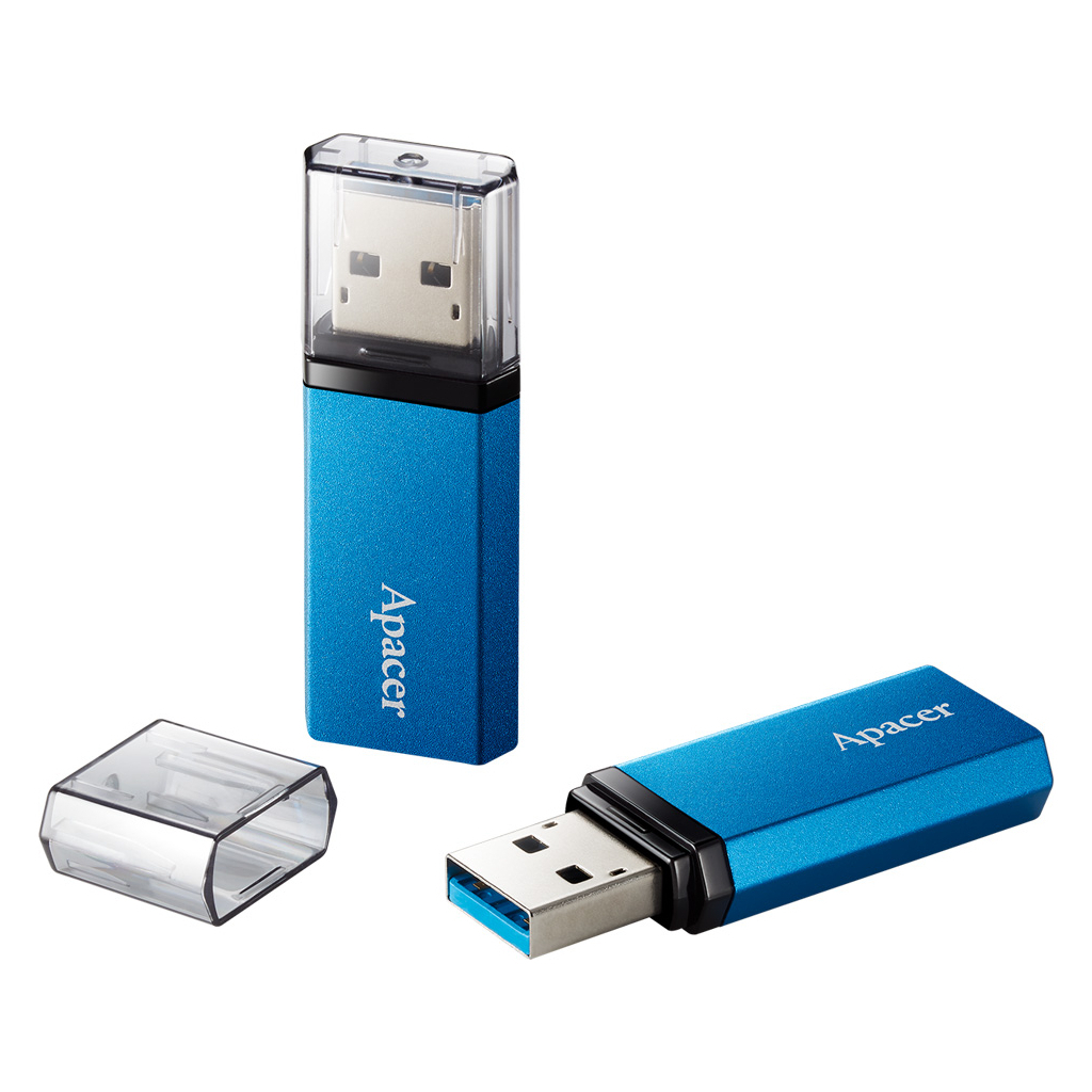 USB флеш накопичувач Apacer 64GB AH25C Ocean Blue USB 3.0 (AP64GAH25CU-1) фото