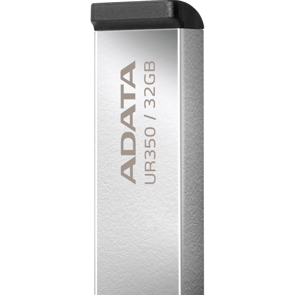 USB флеш накопичувач ADATA 32GB UR350 Silver-Black USB 3.2 (UR350-32G-RSR/BK) фото3