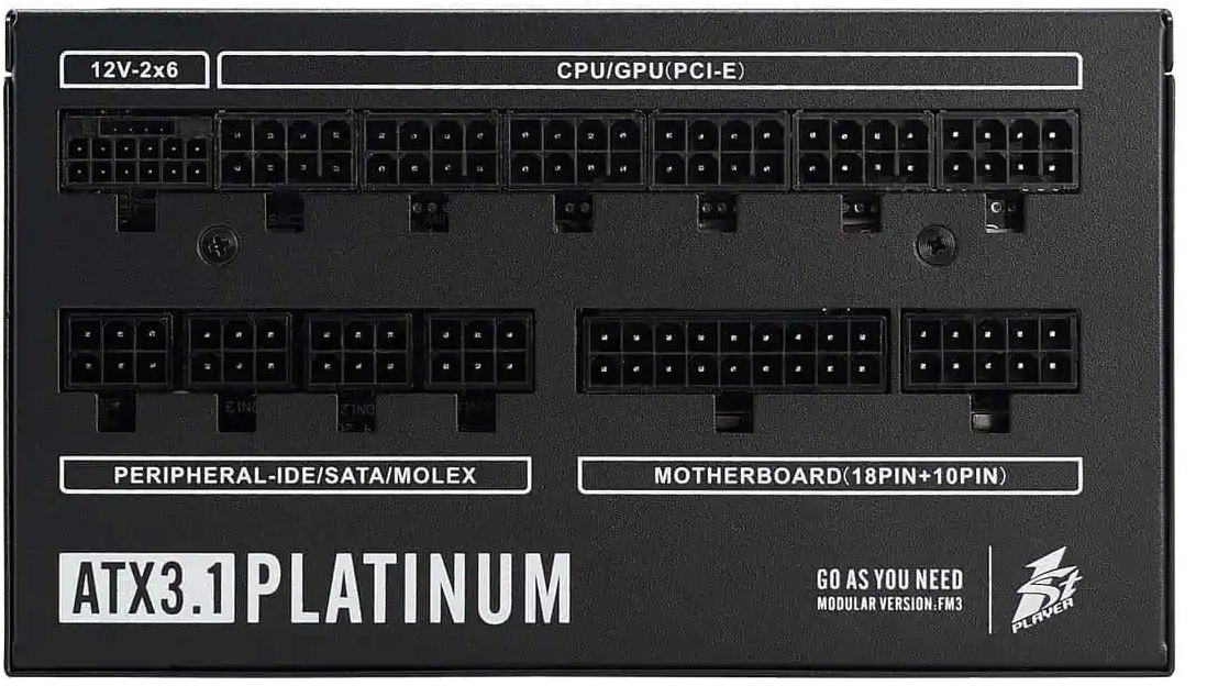 Блок живлення 1stPlayer HA-1000BA3 1000W (NGDP-PLT-1000-BK-EU) фото4