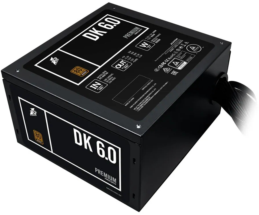 Блок живлення 1stPlayer PS-600AX 600W (DKPM-BRZ-600-BK-EU) фото4