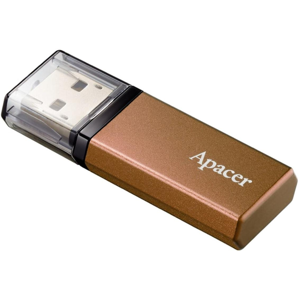 USB флеш накопичувач Apacer 32GB AH25C Classical Bronze USB 3.2 (AP32GAH25CJ-1) фото2